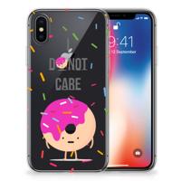 Apple iPhone X | Xs | Siliconen Case | Donut Roze Apple iPhone X | Xs | Siliconen Case | Donut Roze