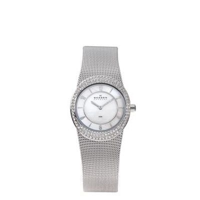 Skagen horlogeband 566XSSS Staal Zilver