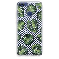 Geometrische jungle: Huawei P Smart (2018) Transparant Hoesje