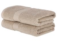 LIVARNO home 2 Handdoeken 100 x 50 cm (grijs)