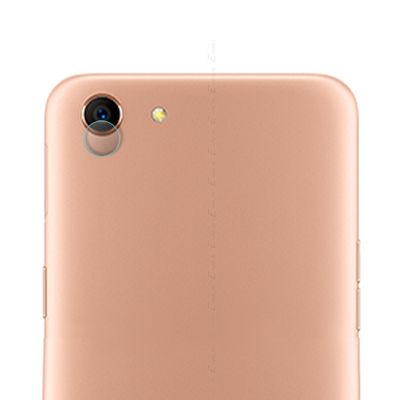 Voor OPPO A83 2.5D Transparante camera achterlens beschermer gehard glas film
