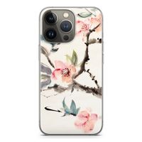 Japanse bloemen: iPhone 13 Pro Transparant Hoesje