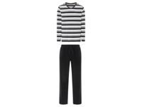 LIVERGY Heren pyjama (Grijs gestreept, XL) LIVERGY Heren pyjama (Grijs gestreept, XL)