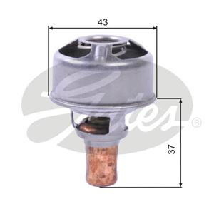 Thermostaat, koelvloeistof GATES, u.a. für Renault, Volvo, DAF, Skoda