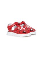 Moschino Kids sandales en cuir - Rouge