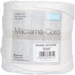 Trimits Macramé Cord Cotton 87m x 4mm 13 White