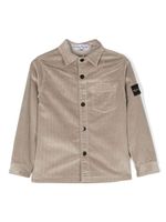 Stone Island Junior chemise en velours côtelé - Gris - thumbnail