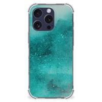 Back Cover iPhone 16 Pro Painting Blue