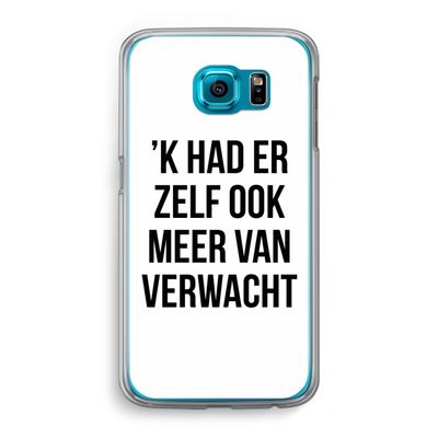 Meer verwacht: Samsung Galaxy S6 Transparant Hoesje