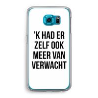 Meer verwacht: Samsung Galaxy S6 Transparant Hoesje