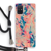 Alone: Samsung Galaxy A71 Transparant Hoesje met koord
