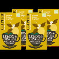 Clipper Bio Lemon & Ginger Organic Infusion 4 x 20 Stuks bij Jumbo
