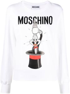 Moschino sweat à imprimé Bugs Bunny - Blanc