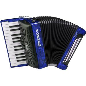 Hohner Bravo II 60 Blauw, Silent Key accordeon