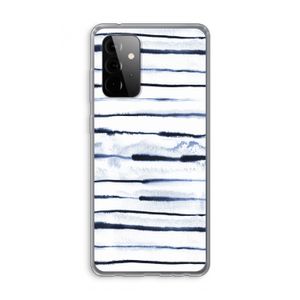 Ink Stripes: Samsung Galaxy A72 Transparant Hoesje