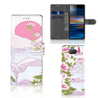 Sony Xperia 10 Telefoonhoesje met Pasjes Bird Standing