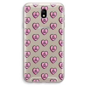 GIRL POWER: Samsung Galaxy J7 (2017) Transparant Hoesje