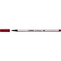 Brushstift stabilo pen 68/50 donkerrood | 10 stuks