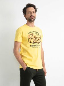 Petrol Industries Heren Artwork T-shirt Fresh Lemon - M