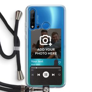 Music Player: Huawei P20 Lite (2019) Transparant Hoesje met koord