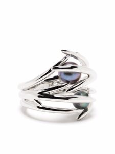 Shaun Leane bague Hook à perle - Argent