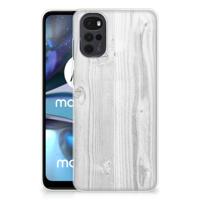 Motorola Moto G22 | Bumper Hoesje | White Wood