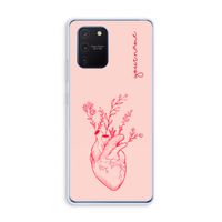 Blooming Heart: Samsung Galaxy Note 10 Lite Transparant Hoesje