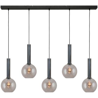 Masterlight HanglampBella 2 Dappled oil met goud glas - 2981-66-130-5-02-20