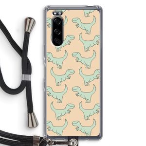 Dinos: Sony Xperia 5 Transparant Hoesje met koord