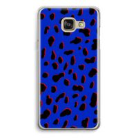 Blue Leopard: Samsung Galaxy A5 (2016) Transparant Hoesje