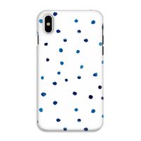 Blauwe stippen: iPhone XS Tough Case