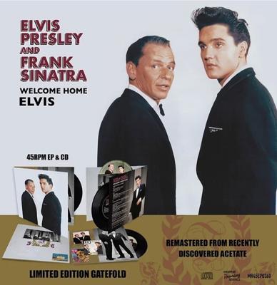 Elvis Presley And Frank Sinatra Welcome Home Elvis CD & CLEAR Vinyl EP MRS