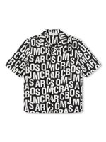 Marc Jacobs Kids chemise en coton à logo imprimé - Noir