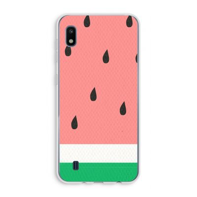Watermeloen: Samsung Galaxy A10 Transparant Hoesje