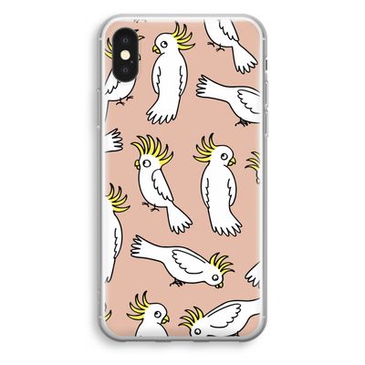 Papegaai: iPhone X Transparant Hoesje