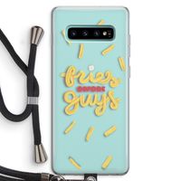 Always fries: Samsung Galaxy S10 Plus Transparant Hoesje met koord