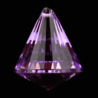 Regenboogkristal Kegel Violet AAA Kwaliteit