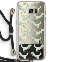 Dinos: Samsung Galaxy S7 Edge Transparant Hoesje met koord