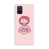 Hartje: Galaxy A71 Transparant Hoesje