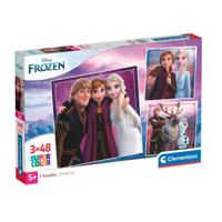 Clementoni Disney Frozen Puzzel 3x48 Stuks - thumbnail