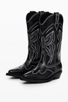 Cowboylaars - BLACK - 40