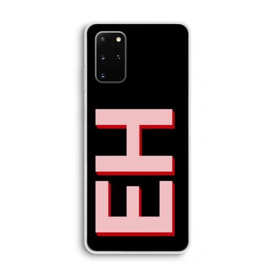 Monogram: Samsung Galaxy S20 Plus Transparant Hoesje