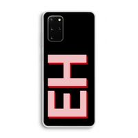 Monogram: Samsung Galaxy S20 Plus Transparant Hoesje