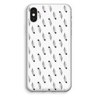 Pluimen: iPhone XS Transparant Hoesje