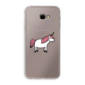 Eenhoorn: Samsung Galaxy J4 Plus Transparant Hoesje