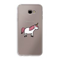 Eenhoorn: Samsung Galaxy J4 Plus Transparant Hoesje