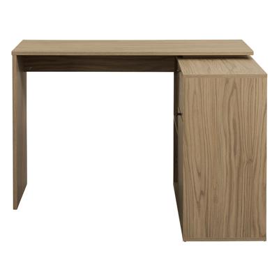 Leen Bakker - Hoekbureau Lucca - Eikenkleur - 75x112x99 Cm - MDF - Beige#Bruin