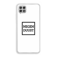 Negenduust vierkant: Samsung Galaxy A22 4G Transparant Hoesje