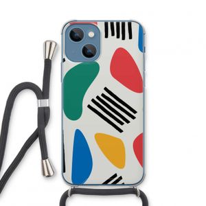 Illustratieve pop 1: iPhone 13 mini Transparant Hoesje met koord