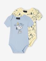 Set van 2 babyrompertjes SNOOPY Peanuts® pastelgeel